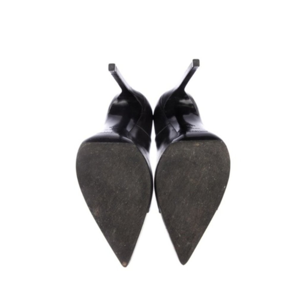 Saint Laurent Leather Pointed-Toe Pumps - Picture 4 of 4